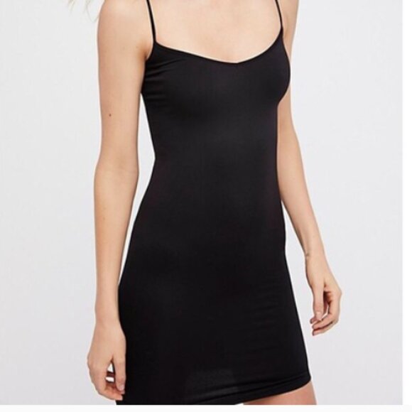 Free People Dresses & Skirts - Intimately by Free People Sleeveless Black Spaghetti Strap Mini Dress Size XS/S